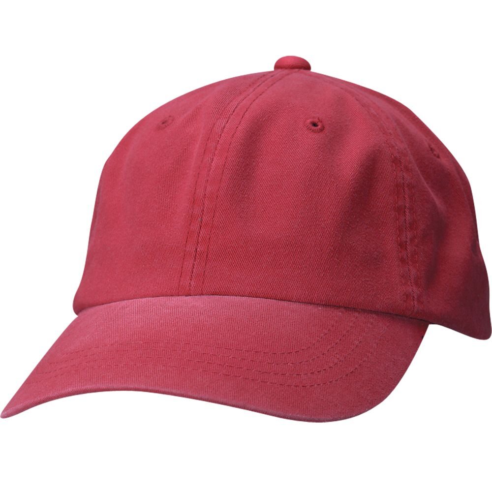 Simple red hat for casual wear